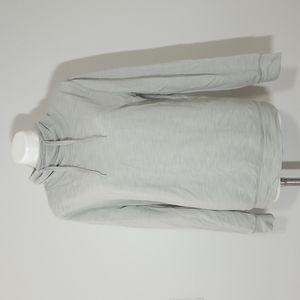 Converse One Star Light Grey Funnel Neck Top